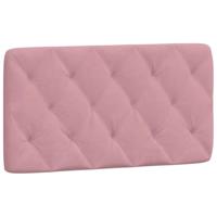 Bedframe zonder matras fluweel roze 100x200 cm - thumbnail