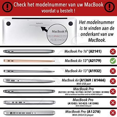 (EU) Keyboard bescherming - MacBook Air 13 inch (2020) - Zwart - thumbnail
