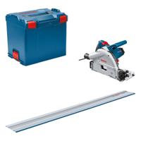 Bosch Blauw GKT 55 GCE Professional Invalcirkelzaagmachine | Set | 1400 W | 1 x geleiderail | 165 mm zaagblad - 0615990M9D - thumbnail