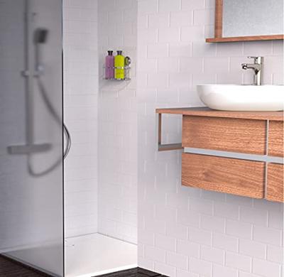 EISL Douchemaandje | chroom | ovaal | ophangen zonder boren en schroeven - BA0202 BA0202