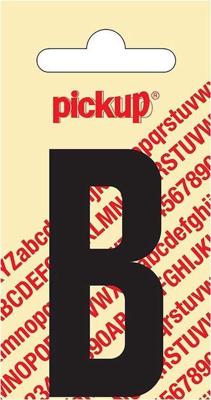 Plakletter Nobel Sticker zwarte letter B amsterdam Pickup - Pickup