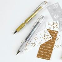 Gelschrijver pentel k230m m metallic zilver | 12 stuks - thumbnail