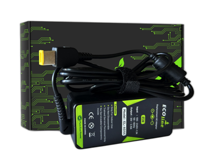 EcoLine - Oplader / AC Adapter - Geschikt voor Lenovo G50-30 G50-70 G505 Z50-70 ThinkPad T440 T450 IdeaPad S210 - 20V 2.25A 45W
