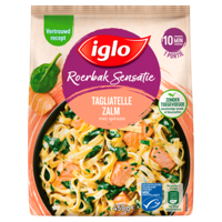 Iglo Roerbak Sensatie Tagliatelle Zalm 450g bij Jumbo - thumbnail