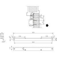 Hoekconsole Impulse TS90 zilver - thumbnail