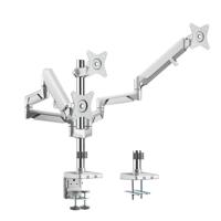 LogiLink BP0090 flat panel bureau steun 68,6 cm (27 ) Klem Zilver - thumbnail