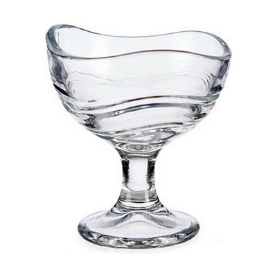 Glas voor ijs en milkshakes Vivalto Transparant Glas 135 ml (6 Stuks)