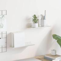 Wandplank met plank Wandgemonteerd 2 pcs Wit 30 x 9 x 2,5 cm - thumbnail