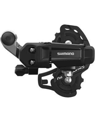 Shimano achterderailleur tourney 6/7v k. kooi haak zwart