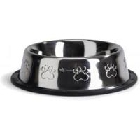 Hondervoerbak antislip met voetopdruk. 22 cm - thumbnail