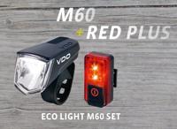 VDO verlichtingsset eco light m60fl usb 60 lux + red plus rl - thumbnail
