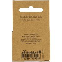 Creativ Company Kralen van agaat, d 6+8+10 mm, gatgrootte 0,9-1 mm, ca. 28 stuk, zwart, 28 stuk/ 1 doos - thumbnail