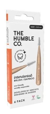 The Humble Co. Interdental borsteltje 6 st - oranje - 0.45 mm