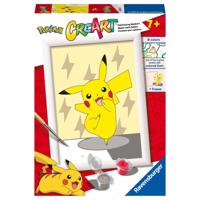 CreArt Schilderen op nummer Pokémon Pikachu Pose - thumbnail