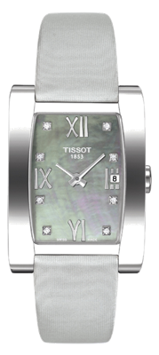Horlogeband Tissot T0073091612601 / T603025353 Leder Grijs 15mm Horlogeband Tissot T0073091612601 / T603025353 Leder Grijs 15mm