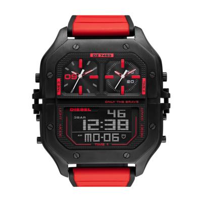 Horlogeband Diesel DZ7453 Rubber Bi-Color 28mm Horlogeband Diesel DZ7453 Rubber Bi-Color 28mm