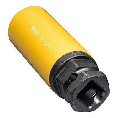 HAZET Krachtdopsleutel 903SLG6-19 · 1/2 inch (12,5 mm) vierkant hol, 24 mm buitenzeskant · Buiten-zeskant-tractieprofiel · SW 19 mm HAZET Krachtdopsleutel 903SLG6-19 · 1/2 inch (12,5 mm) vierkant hol, 24 mm buitenzeskant · Buiten-zeskant-tractieprofiel · SW 19 mm