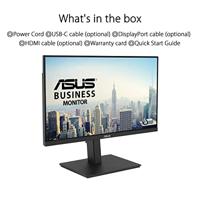 ASUS VA24ECPSN Docking Monitor – 23.8 inch, Full HD, IPS, Frameless, USB-C, RJ45, 75Hz, Adaptive-Sync, Stereo Speakers, Low Blue Light, Flicker Free, Ergonomic Design - thumbnail