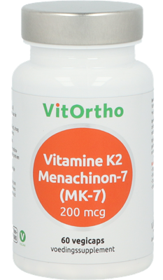 VitOrtho Vitamine K2 Menachinon-7 (MK-7) 200mcg Vegicaps