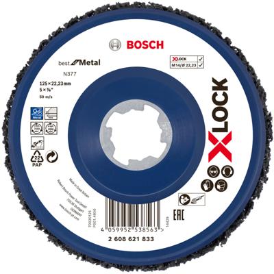Bosch Accessories 2608621833 Polijstschijf Diameter 125 mm Boordiameter 22.23 mm 1 stuk(s)
