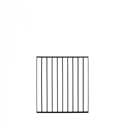 Zwart Spijlenhekwerk Staal 90 x 98 CM Zwart Spijlenhekwerk Staal 90 x 98 CM