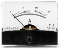 Monacor 0290560 PM-2/15A Monacor 0290560 PM-2/15A PM-2/15A draaispul-inbouwinstrument, 15 A. - thumbnail