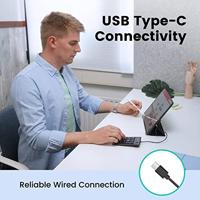 Perixx PERIPAD-202 C H Numeriek toetsenbord Kabelgebonden USB-hub Zwart - thumbnail