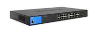 24-poorts beheerde Gigabit PoE+-schakelaar met 4 10G SFP+ Uplinks 410W TAA Volgzame LGS328MPC - thumbnail