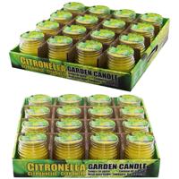 Citronellakaars in Glazen Pot 8.5 cm - thumbnail