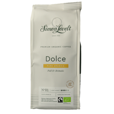 Cafe organico dolce snelfilter bio 250 Gram