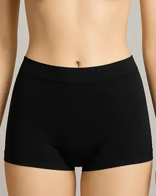 Perini dames boxer high waist elastische katoen - Naadloos - High waist - XL - Zwart - XL - XL - XL - XL - XL - XL - XL - XL - XL