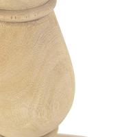 QAZQA Landelijke tafellamp zonder kap naturel hout - Catnip - thumbnail