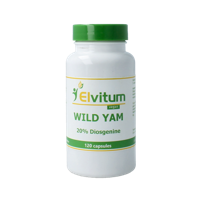 Elvitum Wild yam 100mg 16% diosgenine 120 Vegetarische capsules - thumbnail