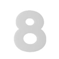 2 PC'S nummers cake schimmel cake versieren tools (8 # 58156) - thumbnail