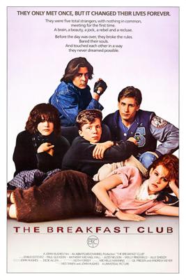 Poster - The Breakfast Club, Originele Filmposter, Premium Print, Professioneel Fotopapier