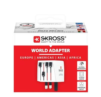 Skross 1.102500-E Reisstekker MUV Micro