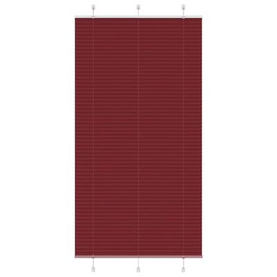 VidaXL Plissé rolgordijn 110x200cm stofbreedte 109,4cm bordeauxrood VidaXL Plissé rolgordijn 110x200cm stofbreedte 109,4cm bordeauxrood