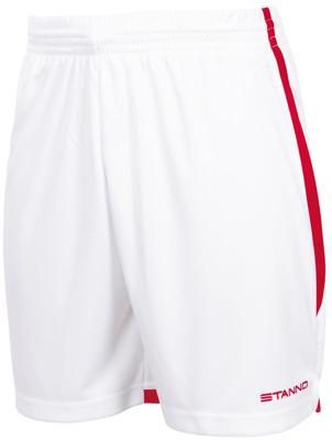 Stanno 420001K Focus Short Kids - White-Red - 152