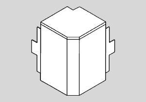 GGK 11856 Buitenhoek (b x h) 57 mm x 40 mm Zuiver wit 1 stuk(s)