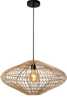 Lucide MAGALI - Hanglamp - Ø 56 cm - 1xE27 - Naturel Lucide MAGALI - Hanglamp - Ø 56 cm - 1xE27 - Naturel