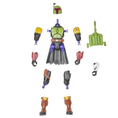 MixMashers Star Wars, aanpasbaar Boba Fett-beeldje om te mixen en matchen met accessoires