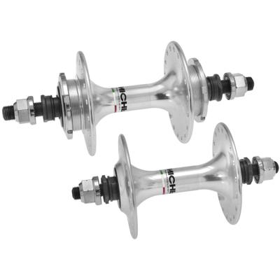 Miche Naafset Primato Pista/Pista 36G hoge flens 2 lagers zilver Miche Naafset Primato Pista/Pista 36G hoge flens 2 lagers zilver