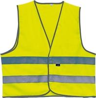 4-ACT veiligheidshesje 2 strepen unisex geel maat l - thumbnail