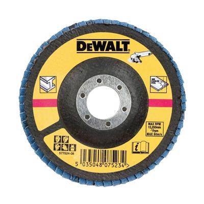 DeWalt Accessoires Lamellen schuurschijf gebogen, Ø125mm, K36 - DT3265-QZ - 10 stuks - DT3265-QZ