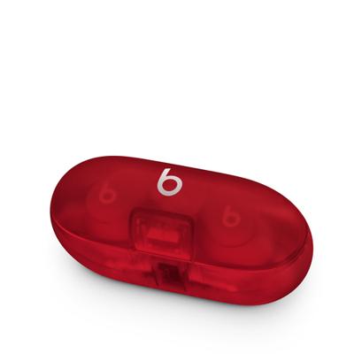 Beats Solo Buds — draadloze Bluetooth oortjes | 18 uur batterijduur | compatibel met Apple en Android | ingebouwde microfoon – transparant rood