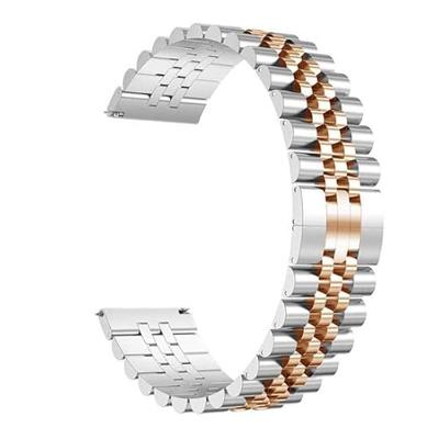 Stalen band - Zilver / rosé goud - Garmin Vivoactive 6 / Vivoactive 5 / Vivoactive 3