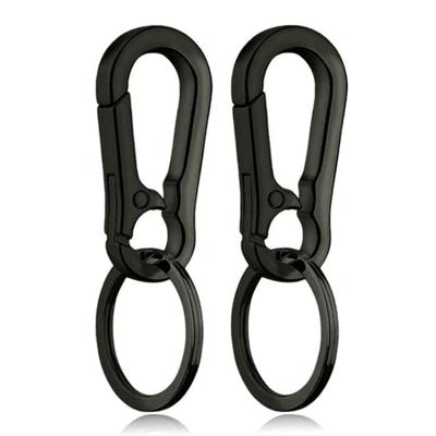 Sleutelhanger Gunmetal Karabijnhaak - Set van 2 stuks Sleutelhanger Gunmetal Karabijnhaak - Set van 2 stuks