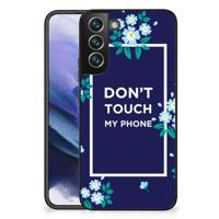 Samsung Galaxy S22 Plus | Telefoon Hoesje | Flowers Blue DTMP - thumbnail