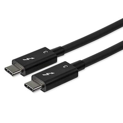 .com 0.8 m ?Thunderbolt 3?naar Thunderbolt 3 kabel - 40Gbps - USB-C kabel - 100W PD - Dual 4K - TB3 gecertificeerd - TBLT34MM80CM .com 0.8 m ?Thunderbolt 3?naar Thunderbolt 3 kabel - 40Gbps - USB-C kabel - 100W PD - Dual 4K - TB3 gecertificeerd - TBLT34MM80CM