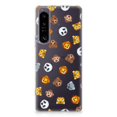 TPU bumper voor Sony Xperia 1 IV Dieren Emojis TPU bumper voor Sony Xperia 1 IV Dieren Emojis